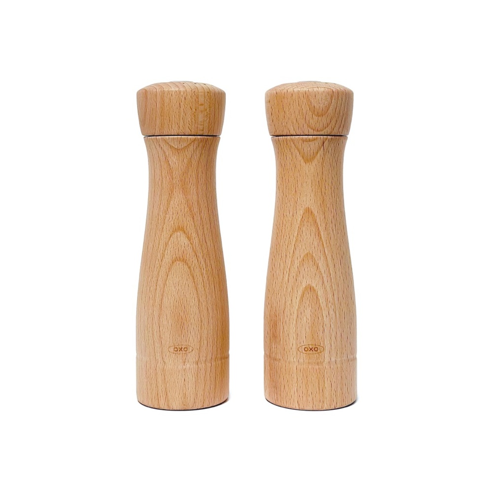 OXO Good Grips Classic Wood Salt & Pepper Mill Set